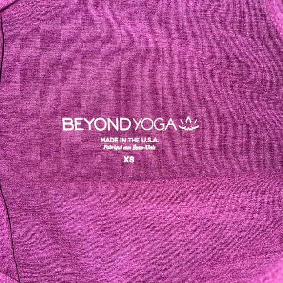 BEYOND YOGA purple space dye high waist workout leggings size xs - Picture 5 of 9
